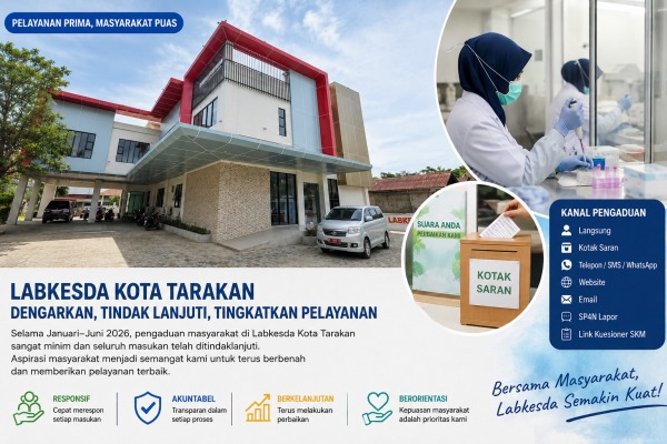 Labkesda Kota Tarakan Perkuat Pelayanan Publik, Aspirasi Masyarakat Jadi Bahan Evaluasi Berkelanjutan