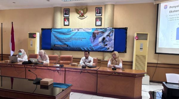 Forum Konsultasi Publik UPTD Labkesda Kota Tarakan yang digelar di Ruang Imbaya, Kantor Wali Kota Tarakan, Rabu (22/7/2026).